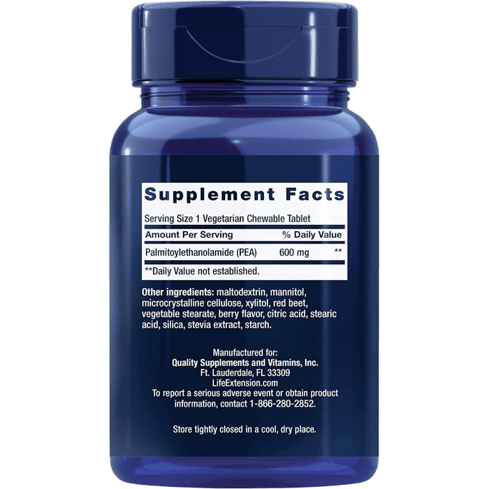 Life Extension Discomfort Relief - 60 Vegetarian Chewable Tablets - Health As It Ought to Be