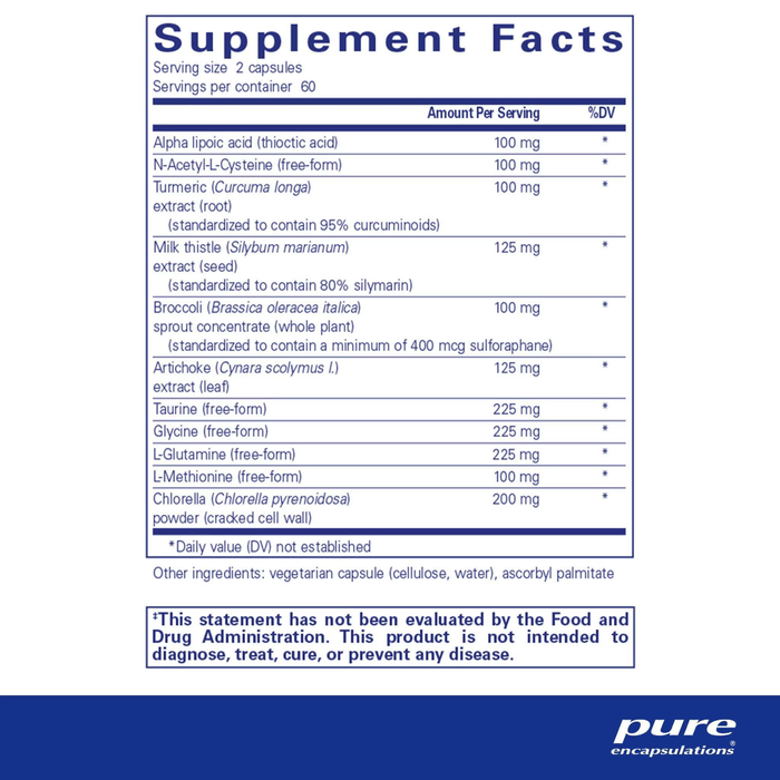 Pure Encapsulations Liver-G.I. Detox - 120 Capsules