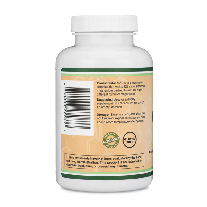 Double Wood Supplements MAG-8 Magnesium Complex - 180 Capsules - Health As It Ought to Be