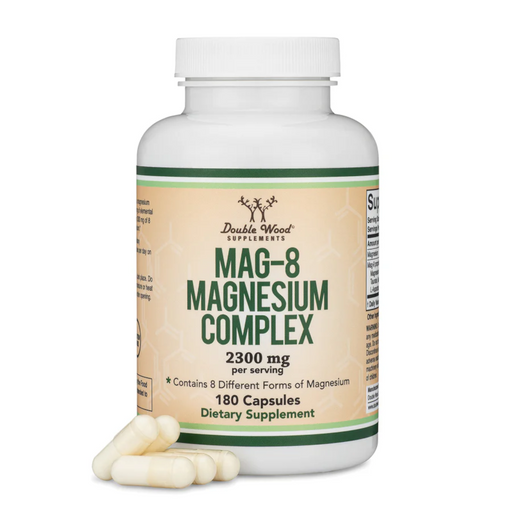 Double Wood Supplements MAG-8 Magnesium Complex - 180 Capsules - Health As It Ought to Be
