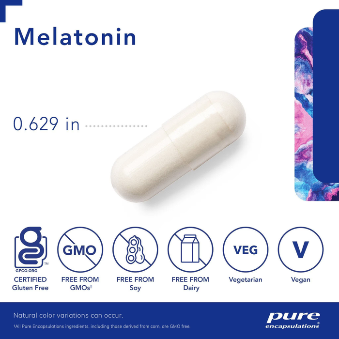 Pure Encapsulations Melatonin 20 mg - 60 Capsules
