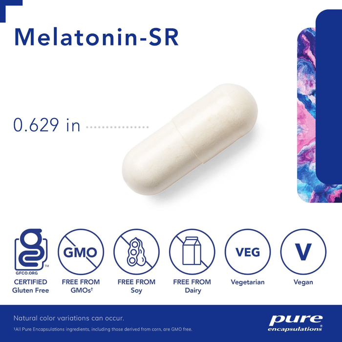 Pure Encapsulations Melatonin-SR - 60 Capsules