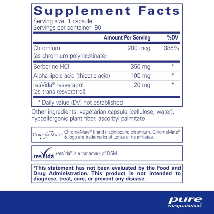 Pure Encapsulations Metabolic Xtra - 90 Capsules