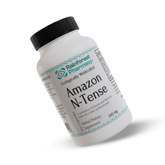 Rainforest Pharmacy N-Tense 500 mg - 120 Veg Capsules - Health As It Ought to Be