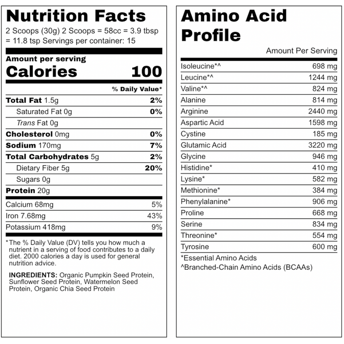 Naked Nutrition Naked Seed Protein Powder - 1 lb. - Health As It Ought to Be
