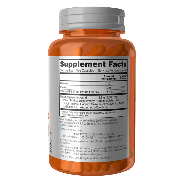 Now Foods Amino Complete - 120 Vehetable Capsules - Health As It Ought to Be