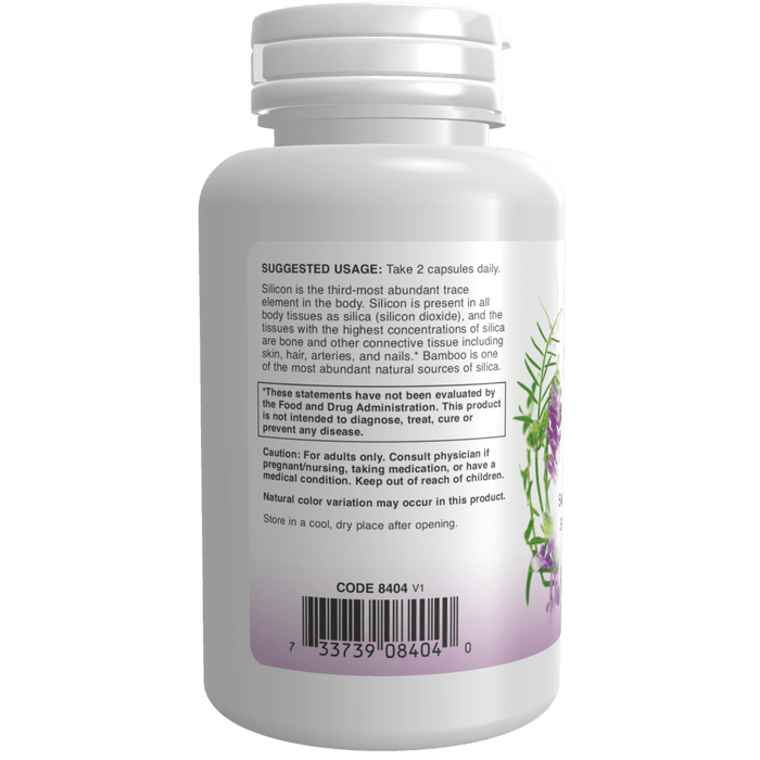 Now Foods Bamboo Silica Beauty - 90 Veg Capsules - Health As It Ought to Be