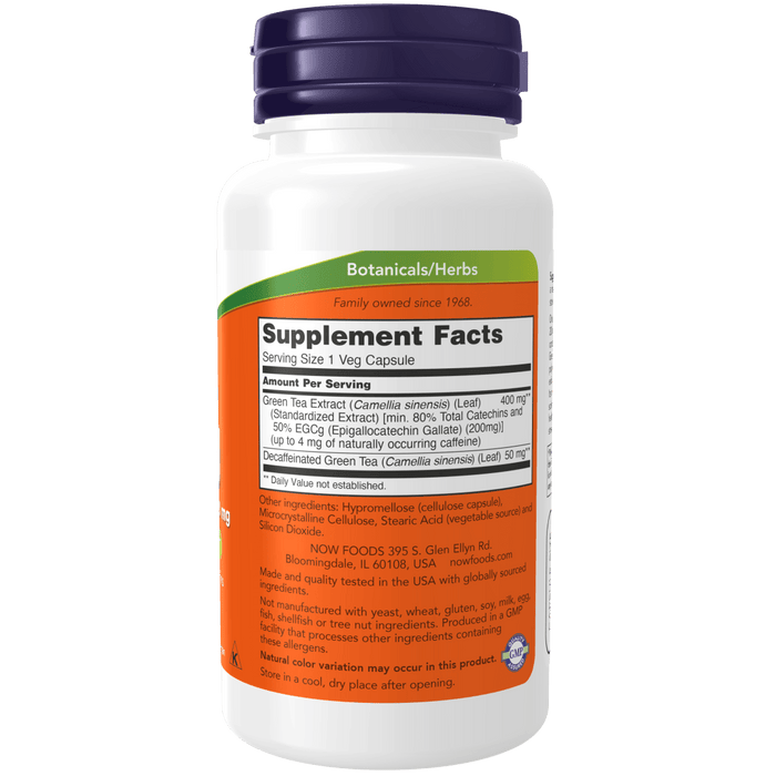 Now Foods EGCg Green Tea Extract 400 mg - 90 Veg Capsules - Health As It Ought to Be