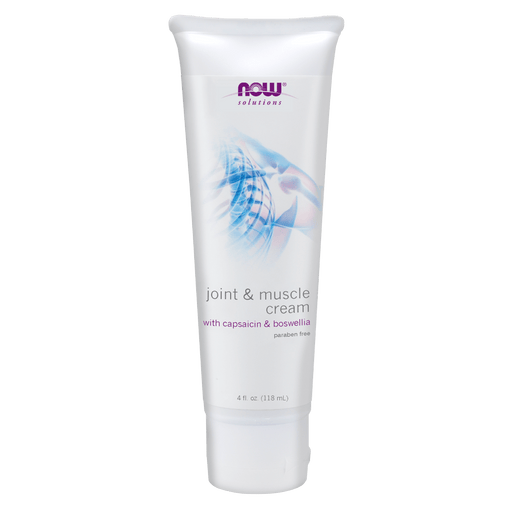 Now Foods Joint & Muscle Cream - 4 fl oz. - Health As It Ought to Be