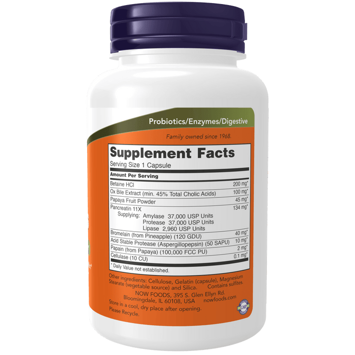 Now Foods Super Enzymes - 90 Capsules - Health As It Ought to Be