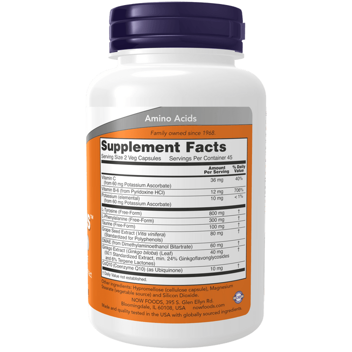 Now Foods True Focus™ - 90 Veg Capsules - Health As It Ought to Be