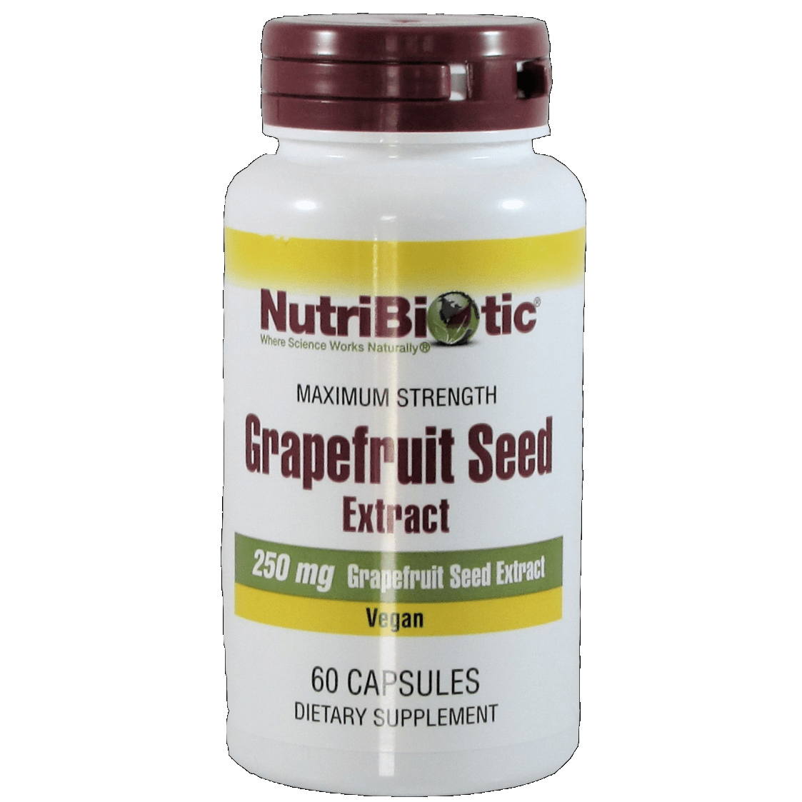 Nutribiotic Grapefruit Seed Extract (GSE) 250 mg 60 Capsules RIH