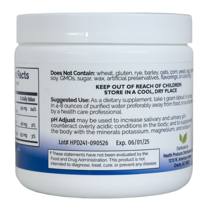 Health Products Distributors Inc. pH ADJUST | Rapid pH Balance in the Body - 8.8 oz - Health As It Ought to Be