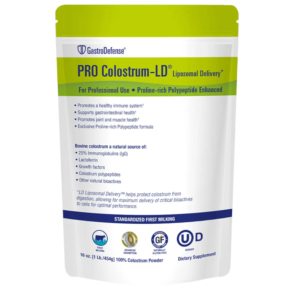 how much glutathione is in sovereign colostrum Sovereign Laboratories PRO Colostrum-LD Powder