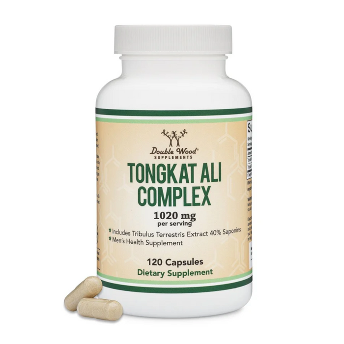 Double Wood Supplements Tongkat Ali Complex 1020 mg - 120 Capsules
