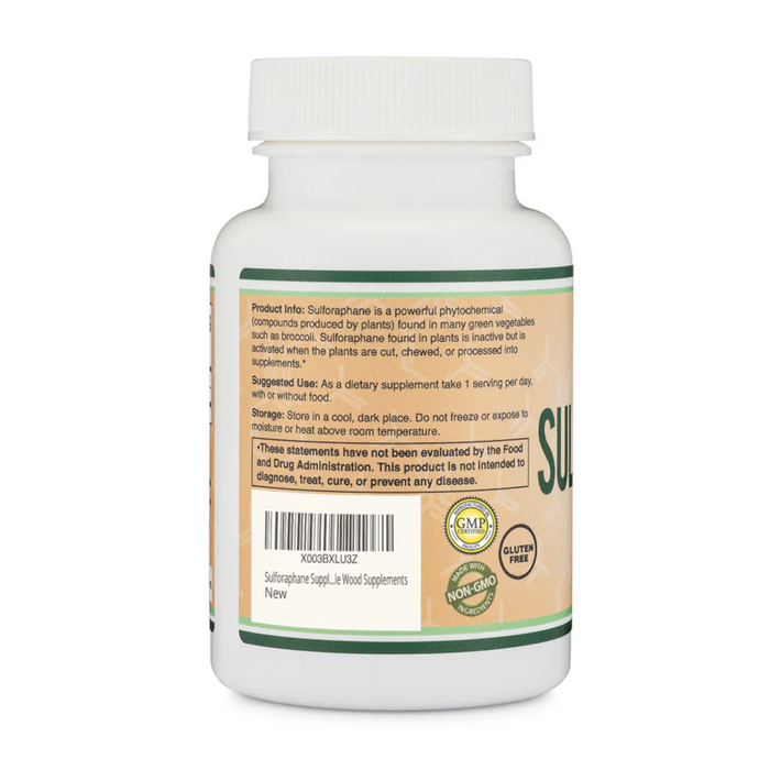 Double Wood Supplements Sulforaphane 20mg - 120 Capsules