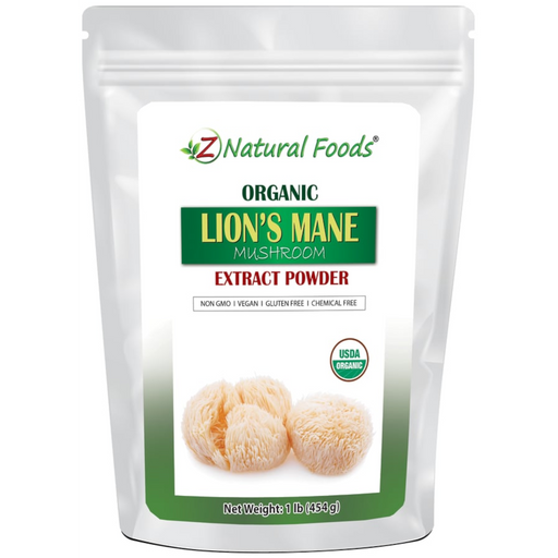 Z Natural Food Lion's Mane Mushroom Extract Powder - 1 lb - Health As It Ought to Be