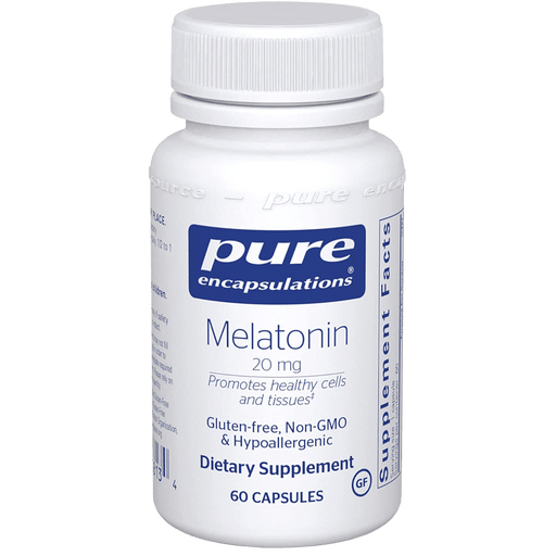 Pure Encapsulations Melatonin 20 mg - 60 Capsules - Health As It Ought to Be