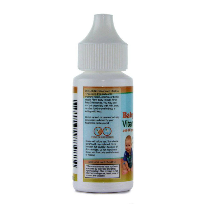 Raise Them Well Baby Vitamin D3 and K2 Drops for Ultimate Bone and Teeth Health - 365 Drops - Health As It Ought to Be