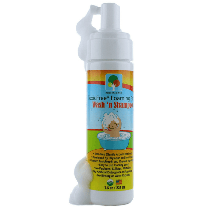 Raise Them Well Certified ToxicFree® Foaming Baby Wash N’ Shampoo. - Health As It Ought to Be