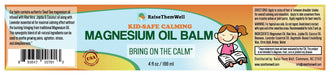 Raise Them Well Kid-Safe Calming Magnesium Oil Balm - 4 fl. oz. - Health As It Ought to Be