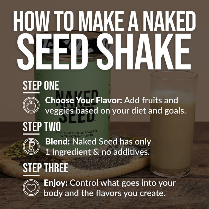 Naked Nutrition Naked Seed Protein Powder - 1 lb. - Health As It Ought to Be
