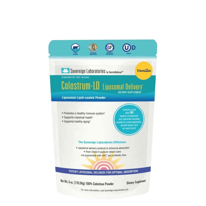Sovereign Laboratories Colostrum-LD Powder Natural Vanilla Flavor - 6 oz. - Health As It Ought to Be