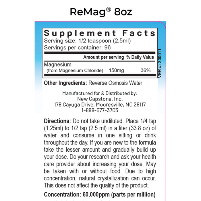 RNA Reset Pro ReMag Liquid Magnesium - 8 fl oz.