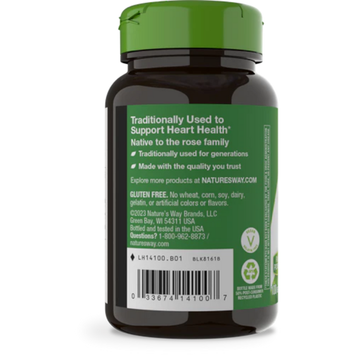 Nature's Way Hawthorn Berries - 100 Capsules - Health As It Ought to Be