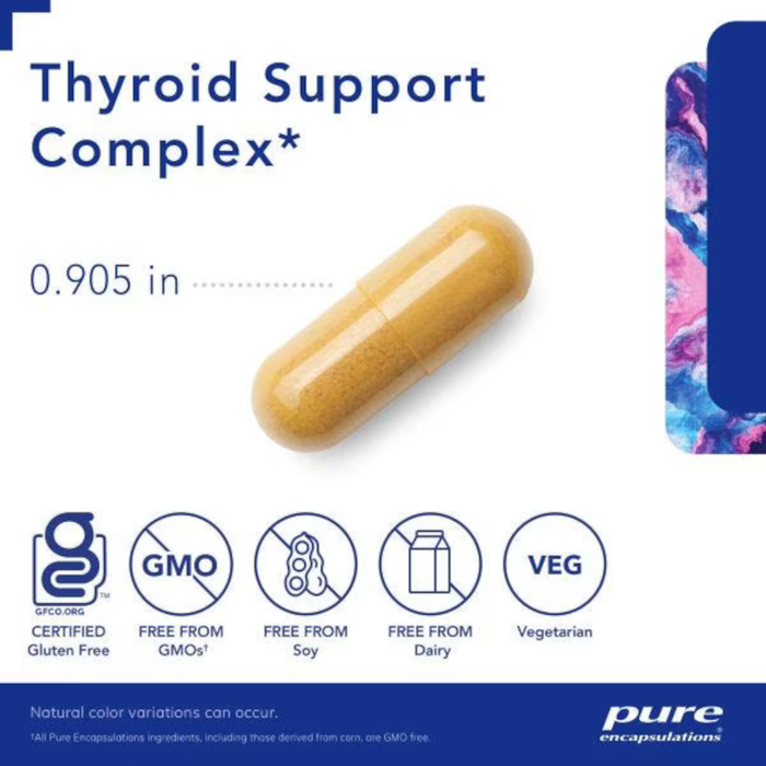 Pure Encapsulations Thyroid Support Complex - 120 Capsules - Health As It Ought to Be