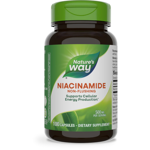 Nature's Way Niacinamide 500 mg - 100 Capsules - Health As It Ought to Be