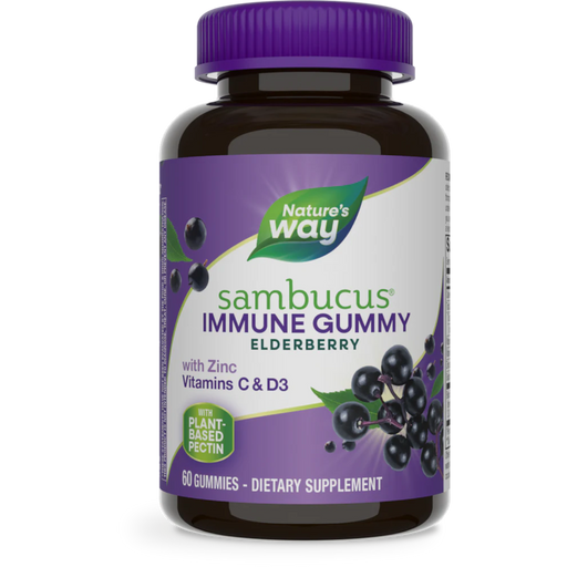 Nature's Way Sambucus Gummies - 60 Gummies - Health As It Ought to Be