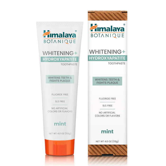 Himalaya Herbal Healthcare Whitening + Hydroxyapatite Toothpaste, Mint 4 oz - Health As It Ought to Be