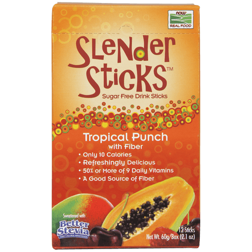 xDISCONTINUED Now Foods Tropical Punch Slender Sticks - 12 Sticks - Health As It Ought to Be