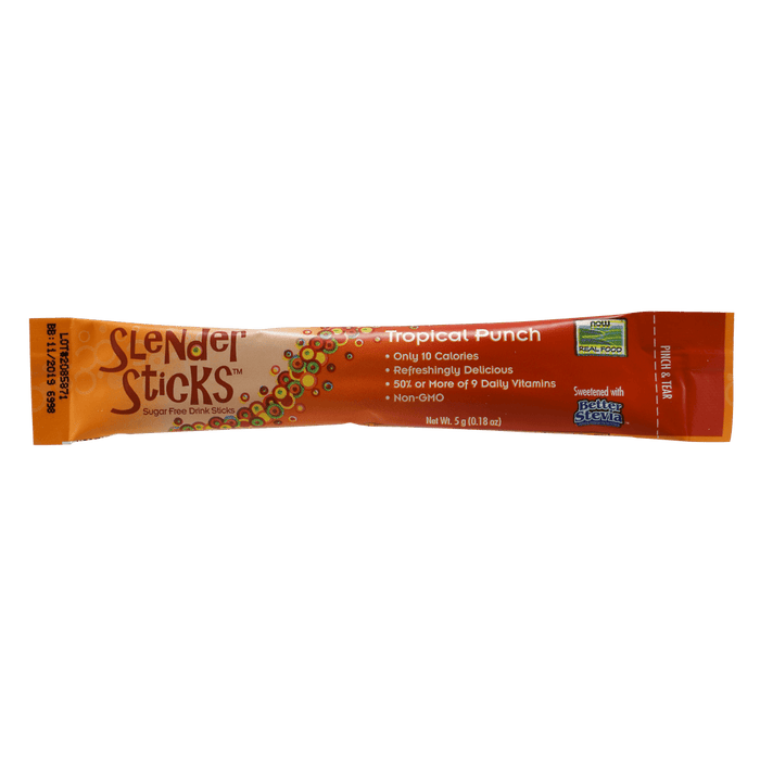 xDISCONTINUED Now Foods Tropical Punch Slender Sticks - 12 Sticks - Health As It Ought to Be