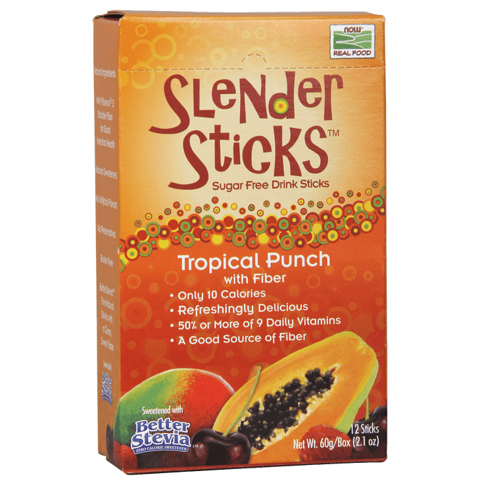 xDISCONTINUED Now Foods Tropical Punch Slender Sticks - 12 Sticks - Health As It Ought to Be