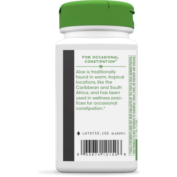 Nature's Way Aloe Vera - 100 Capsules - Health As It Ought to Be