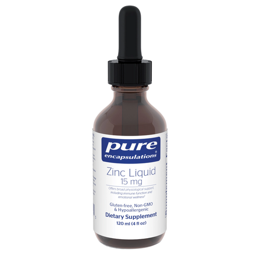 zzzDISCONTINUED Pure Encapsulations Zinc Liquid 15 mg - 120 ml - Health As It Ought to Be