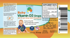 Raise Them Well Baby Vitamin D3 and K2 Drops for Ultimate Bone and Teeth Health - 365 Drops - Health As It Ought to Be